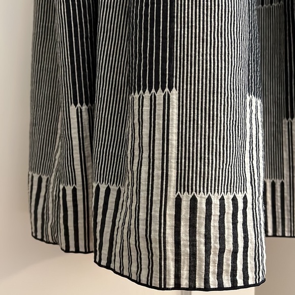 Nuno Co. Lenie/ Lenine Midi Skirt, one size, Black/white - Picture 9 of 10